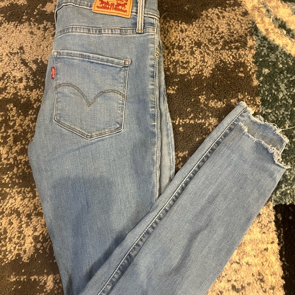 Levi's Light Blue Shaping Super Skinny Jeans